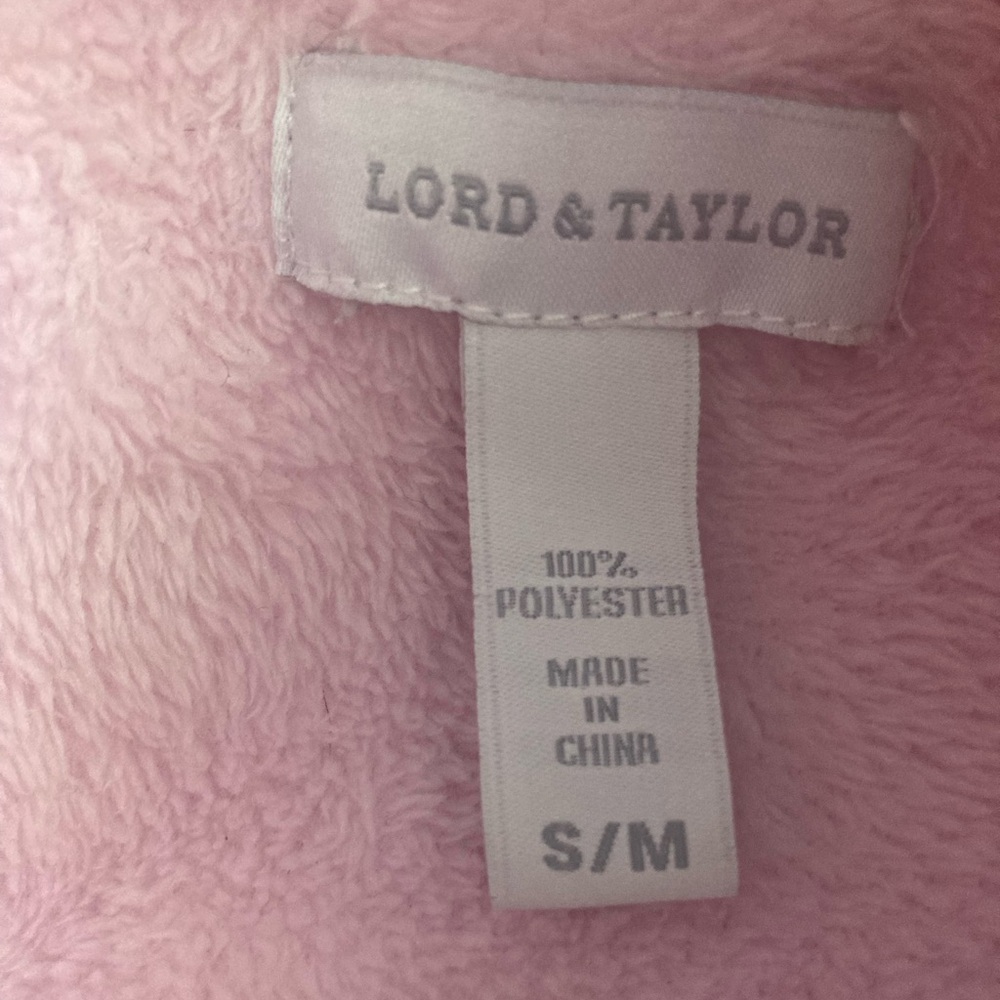 Fleece Cozy Pink Bathrobe - Picture 4 of 5